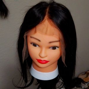 Straight wigs human hair.